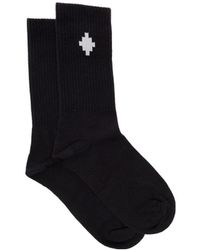 Marcelo Burlon - Rib Knitted Socks - Lyst