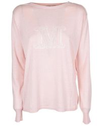 Max Mara - Logo Jacquard Pullover - Lyst