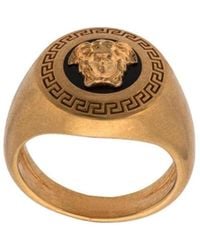Versace - Medusa Greca Ring - Lyst