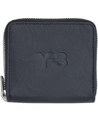 Y-3 - Zip-Around Leather Wallet - Lyst