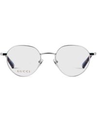 Gucci - Round Optical Frame - Lyst