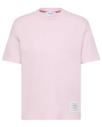 Thom Browne - Four-Bar Short-Sleeve T-Shirt - Lyst