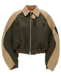 Sacai - Chino Panelled Bomber Jacket - Lyst