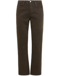 FRAME - The Straight Cotton Denim Jeans - Lyst