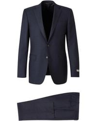 Canali - Two Button Wool Suit - Lyst