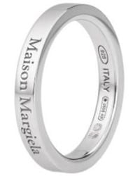 Maison Margiela - Logo Engraved Ring - Lyst