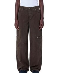 Moncler - Logo Patch Cargo Jeans - Lyst