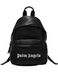 Palm Angels - Logo Printed Zip-Up Backpack - Lyst