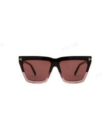 Tom Ford - Eyewear Eden Geometric Frame Sunglasses - Lyst