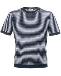 Seventy - Striped Crewneck T-Shirt - Lyst
