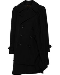 Comme des Garçons - Comme Des Garçons Double-Breasted Gabardine Jacket - Lyst
