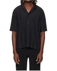 Issey Miyake - Edge Short-Sleeve Shirt - Lyst