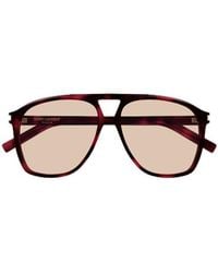 Saint Laurent - Eyewear Sl 596 Dune Aviator Sunglasses - Lyst