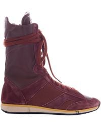 Patrizia Pepe - Racing Skin '93 Lace-Up Boots - Lyst