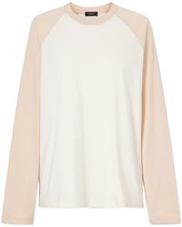 Wardrobe NYC - Raglan Cotton-Jersey T-Shirt - Lyst