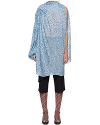 Kiko Kostadinov - Caspian Devoré Polka-Dot Dress - Lyst