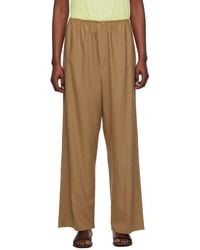 Baserange - Elastic Waist Casual Pants - Lyst