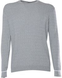 Peserico - Ribbed Crewneck Jumper - Lyst