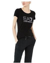 EA7 - Logo T-Shirt - Lyst