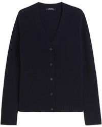 Max Mara - Apollo V-Neck Button-Up Cardigan - Lyst