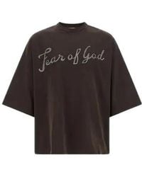Fear Of God - Oversized Logo-Print T-Shirt - Lyst