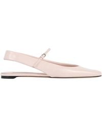 TOTEME - Buckle Strap Ballet Flats - Lyst