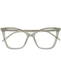 Saint Laurent - Eyewear Cat-Eye Frame Glasses - Lyst