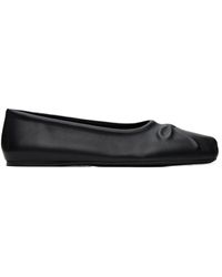 Marni - Nappa Leather Little Bow Ballet Flat - Lyst