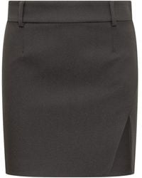 Off-White c/o Virgil Abloh - High Waisted Tailored Mini Skirt - Lyst