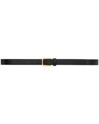 Saint Laurent - Minimal Logo Engraved Belt - Lyst