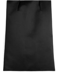 TOTEME - Duchess Satin Pencil Skirt - Lyst