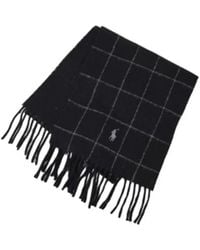 Polo Ralph Lauren - Double-Sided Plaid Tassel Scarf - Lyst