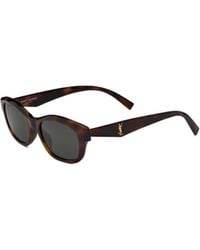 Saint Laurent - Sl M172 Rectangular Sunglasses - Lyst