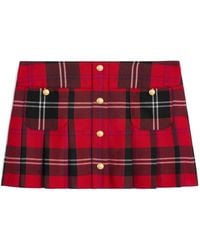 Celine - Pleated Bandeau Mini Skirt - Lyst