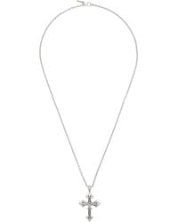 Emanuele Bicocchi - Avelli Cross-Pendant Necklace - Lyst