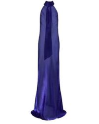Galvan London - Sienna Semi-Sheer Organza Gown - Lyst