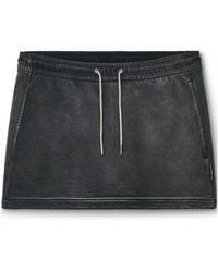 Alexander Wang - Terry Mini Skirt - Lyst