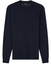 Emporio Armani - Crewneck Long-Sleeved Jumper - Lyst