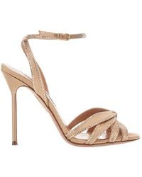 Aquazzura - Soul Mate Embellished Heeled Sandals - Lyst