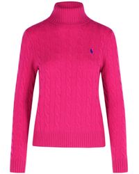 Polo Ralph Lauren - Roll Neck Knitted Jumper - Lyst