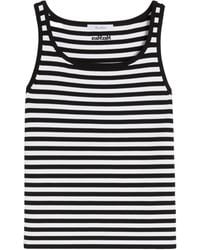 Max Mara - Cippo Striped Ribbed-Knit Tank Top - Lyst
