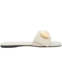 Loewe - Logo Plaque Slides - Lyst