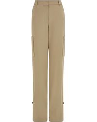 Ferragamo - Ferragamo Straight Leg Cargo Trousers - Lyst