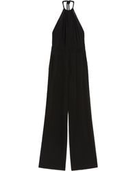 Max Mara - Stretch Viscose Jersey Jumpsuit - Lyst