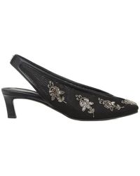 Fendi - Slingbacks Embroidered Pumps - Lyst