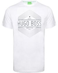 BOSS - Logo Details T-Shirt - Lyst
