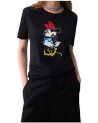 Liu Jo - Minnie Crystal Print T-Shirt - Lyst