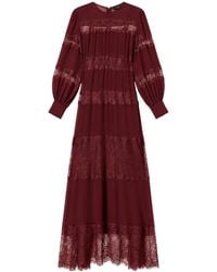 Twinset - Lace-Detail Dress - Lyst