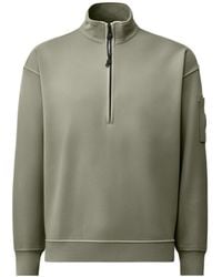 C.P. Company - Lens-Detail Quarter-Zip Sweatshirt - Lyst