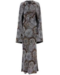 Rabanne - Embellished Caped Gown - Lyst